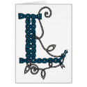 Celtic Letter L card