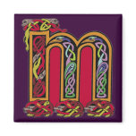 Celtic Letter 'M' - Magnet