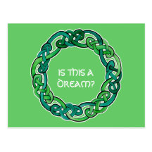 Celtic Lucid Dreaming Reality Check Post Card