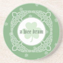 Celtic Mist "A Wee Dram" Coaster - Green