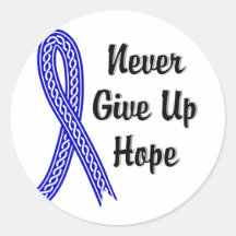 Celtic Never Give Up Hope CFS Stickers