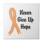 Celtic Never Give Up Hope Leukemia Ceramic Tile