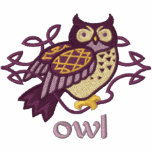 Celtic Owl embroidered shirts