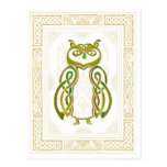 Celtic Owl Postcard