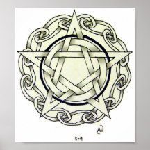 Celtic Pentacle Posters