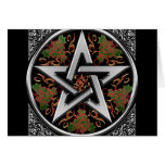 Celtic Pentagram Card