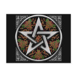 Celtic Pentagram Postcard