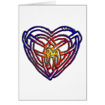 Celtic Rainbow Heart Greeting Card