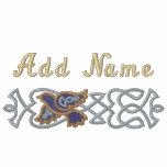 Celtic Raven - Customise Embroidered Hooded Sweatshirt