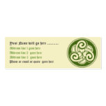 Celtic Shamrock Business Card