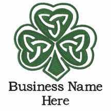 Celtic Shamrock Design 2 Embroidered Polo/Shirt 2