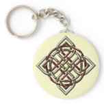 Celtic Shield Knot Keychain