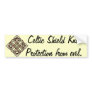 Celtic Shield Knot Sticker Bumper Stickers