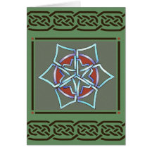 Celtic Snowflake Yule Card