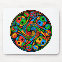 Celtic Stained Glass Spiral
