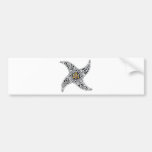 Celtic star bumper sticker