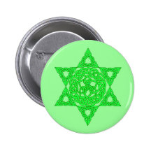 Celtic Star of David Buttons