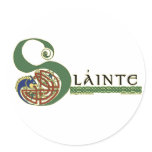 Celtic Stickers, Slainte Design