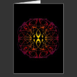 Celtic Sun Mandala (customisable) cards