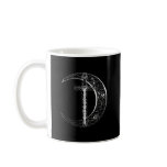 Celtic Sword and Moon (white) Mug