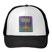Celtic Tree of Life Mesh Hats