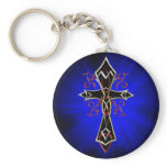 Celtic Tribal Cross Keychain