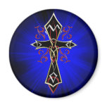 Celtic Tribal Cross Magnet