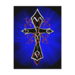 Celtic Tribal Cross Postcard