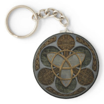 Celtic Trinity Shield Keychains