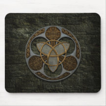Celtic Trinity Shield Mouse Pads