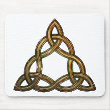 celtic triquetra mousepad