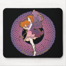 Celtic Valentine Fairy Mousepad
