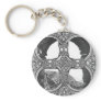 Celtic window arch tattoo key chains