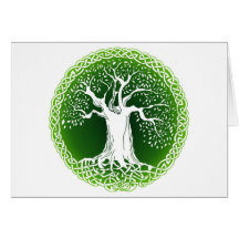 Celtic Wisdom Tree Greeting Cards