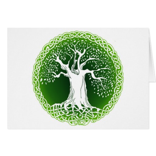 Celtic Wisdom Tree Greeting Cards
