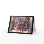 Celtic Wolf Magic Greeting Card
