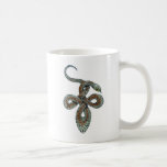 celtic yellow faced whip snake coffee mugs