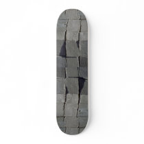 Cement block wall skate deck