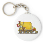 Cement Mixer Front Discharge Truck Construction Ke keychains
