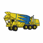 Cement Truck embroidered shirts