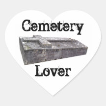 Cemetery lover cross grave stickers