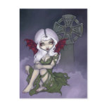 "Cemetery Mist" Postcard