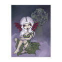 "Cemetery Mist" Postcard