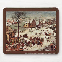 Census At Bethlehem  By Bruegel D. Ä. Pieter Mouse Pad