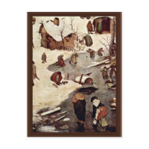 Census At Bethlehem, Detail By Bruegel D. Ä. Piete Postcard