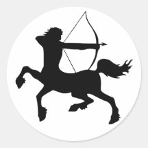 Centaur Round Stickers