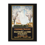 Centenary Pageant Baltimore and Ohio Railroad Post Cards