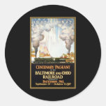 Centenary Pageant Baltimore and Ohio Railroad Sticker