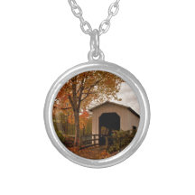 Centennial Covered Bridge, Oregon Custom Necklace