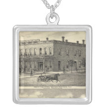 Centennial Hotel, Tecumseh, and Neb, Nebraska Custom Necklace